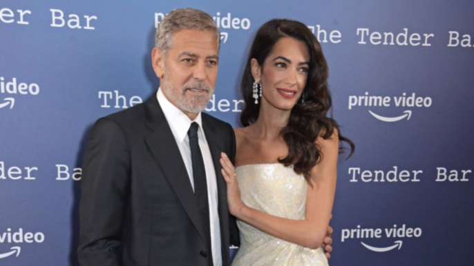 Amal Clooney and Her Strapless Sequined Gown Brought Old Hollywood Glamour to the Red Carpet