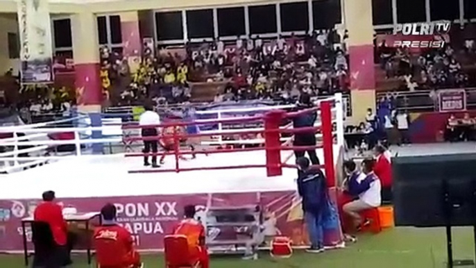 PRESISI Spesial PON XX Papua : Atlet Muaythai Sulawesi Utara Raih Emas