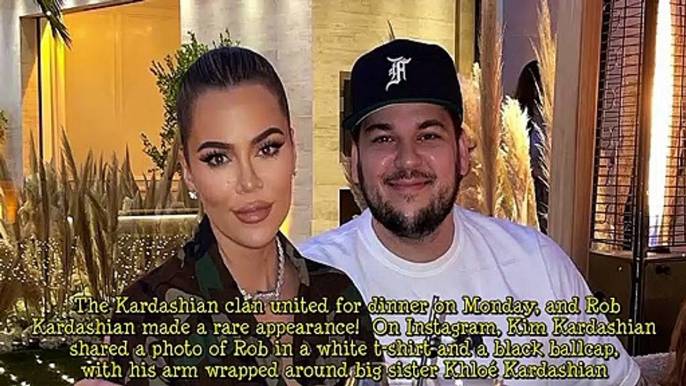 Rob Kardashian Seen in Rare Photo as He Enjoys a Night Out with the Family