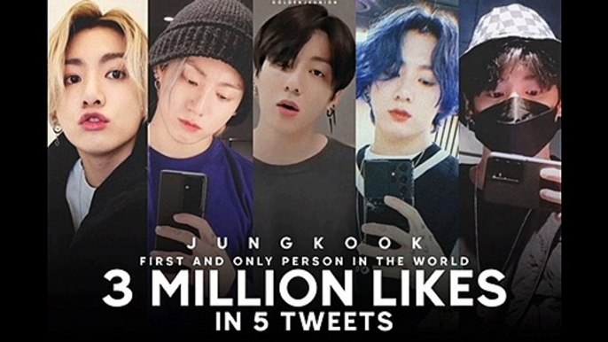 BTS Jungkook Takes Over Twitter, Becoming the World's  Only Person With 3 Million Likes On 5 Tweets!