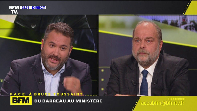 Éric Dupond-Moretti sur sa mise en examen pour prise illégale d'intérêts: "Ma mère a eu du chagrin et ne comprenait pas que son fils soit accusé"