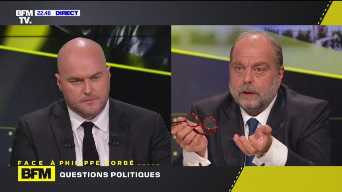 Éric Dupond-Moretti: "J'espère que certains vont ouvrir les yeux" à propos d'Éric Zemmour