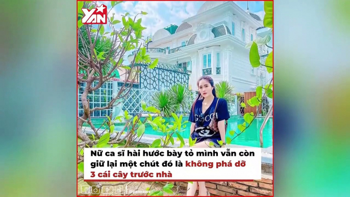 Đoàn Di Băng thăm biệt thự 200 tỷ trước khi bị đập nát: “Băng có giữ lại 3 cái cây xinh xinh mà”