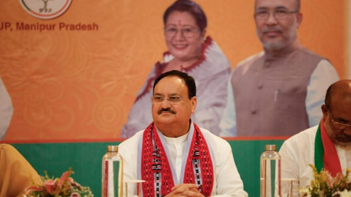 Top News: BJP president JP Nadda on Manipur visit