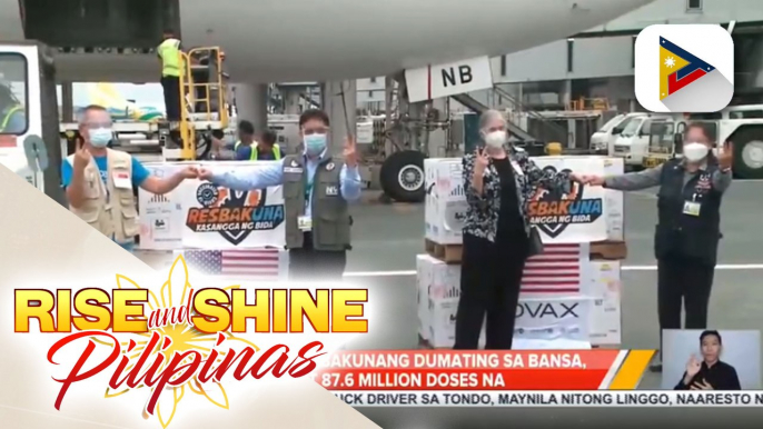 Higit 1-M doses ng Pfizer vaccines, dumating sa bansa; Bahagi ng mga dumating na bakuna, mapupunta sa mga probinsya