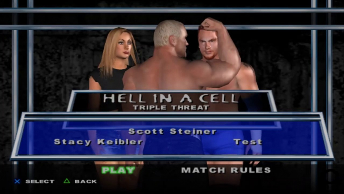 Here Comes the Pain Stacy Keibler(ovr 100) vs Scott Steiner vs Test