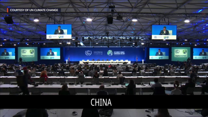 At #COP26, China calls for improvements on financing and adaptation in draft climate deal