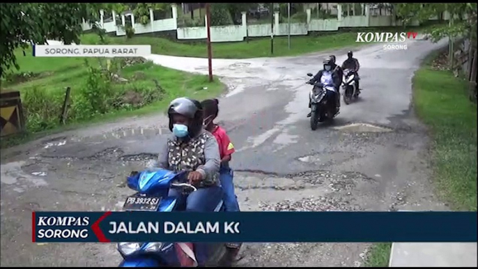 Masyarakat Sorong Selatan Minta Pemerintah Segera Perbaiki Jalan Dalam Kota