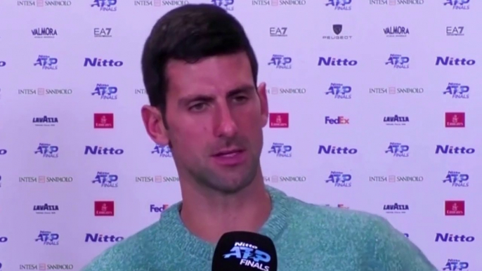 ATP - Turin - Nitto ATP Finals 2021 - Novak Djokovic : "I'm going to have to play five top-level games to win this title and it takes a lot of energy"