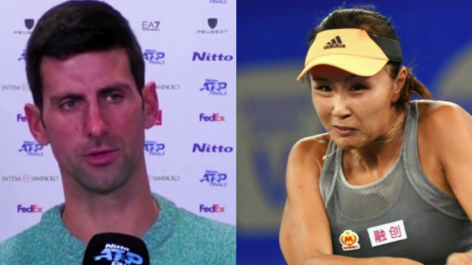 ATP  - Turin - Nitto ATP Finals 2021 - Novak Djokovic : "Shuai Peng, is it really shocking that she disappeared ! It's terrible, I can only imagine how her family is feeling"