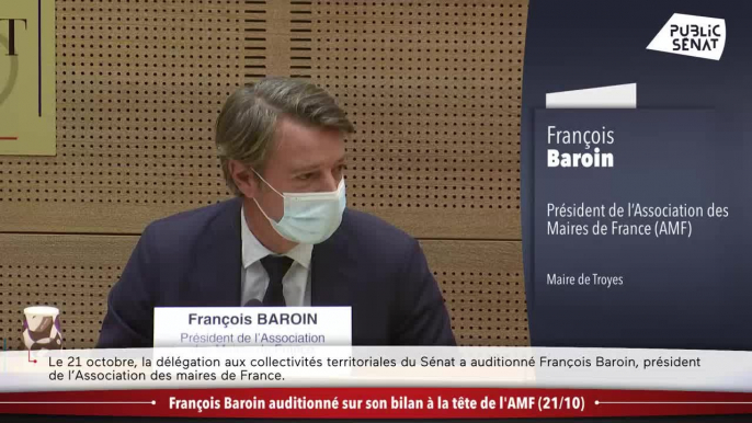 Dernière audition de François Baroin au Sénat avant de quitter la présidence de  - Les matins du Sénat (22/10/2021)