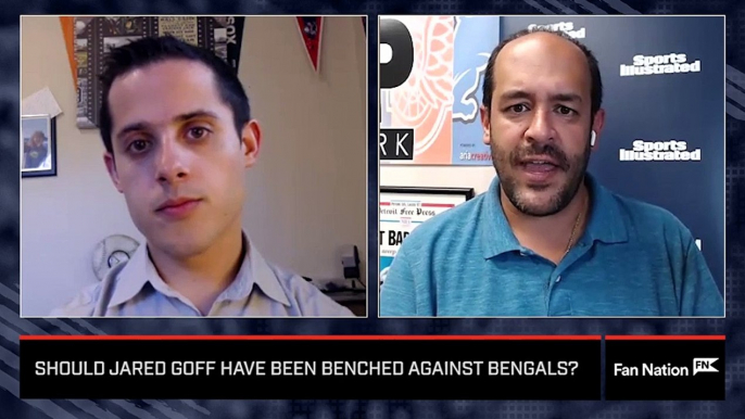 Should QB Jared Goff Have Been Benched Against Bengals?
