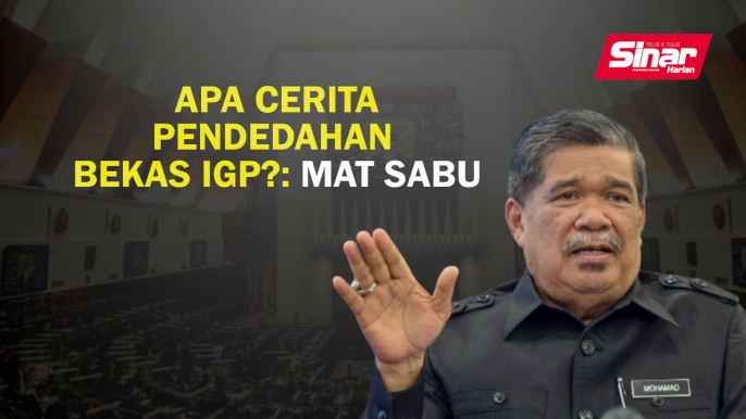 Apa cerita pendedahan bekas IGP? : Mat Sabu