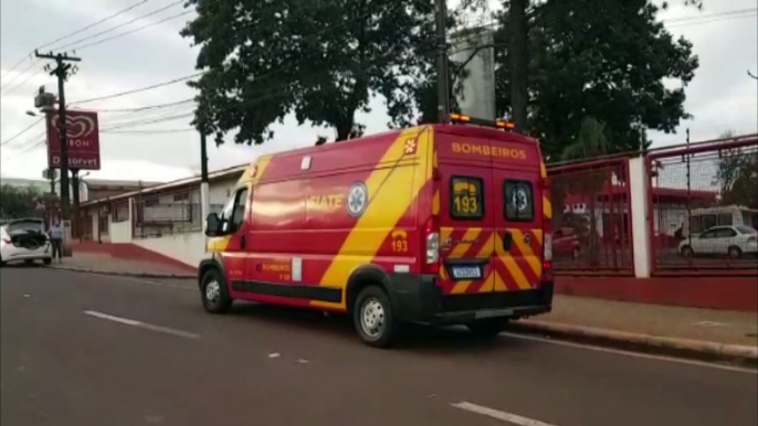 Ciclista fratura o braço ao sofrer queda, tentando desviar de cachorro às margens da BR-277