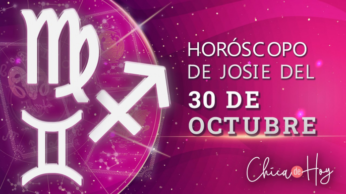 Horóscopo diario para hoy 30 de octubre de Josie Diez Canseco