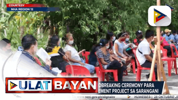 GOVERNMENT AT WORK | NHA, nagsagawa ng groundbreaking ceremony para sa konstruksyon ng resettlement project sa Sarangani; Mga residenteng naka-home quarantine sa Cordillera, nakatanggap ng food packs mula sa DSWD; Sustainable livelihood program, inilunsad