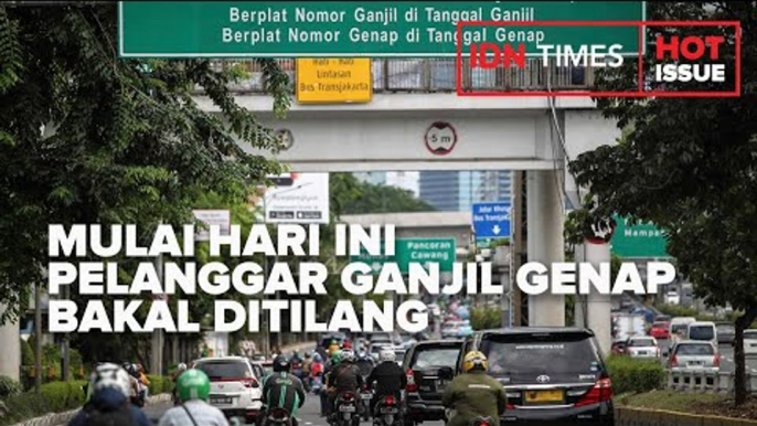 MULAI HARI INI PELANGGAR GANJIL GENAP DI JAKARTA BAKAL DITILANG