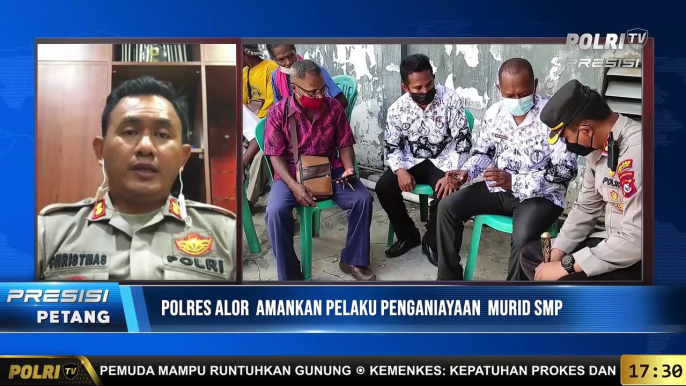 Live Dialog - Kapolres Alor AKBP Agustinus Christmas. Polres Alor Tangkap Pelaku Penganiayaan Terhadap Murid