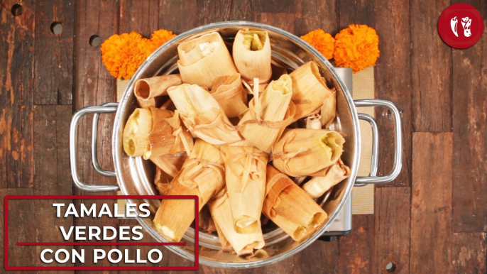 Tamales verdes con pollo | Receta tradicional mexicana | Directo al Paladar México