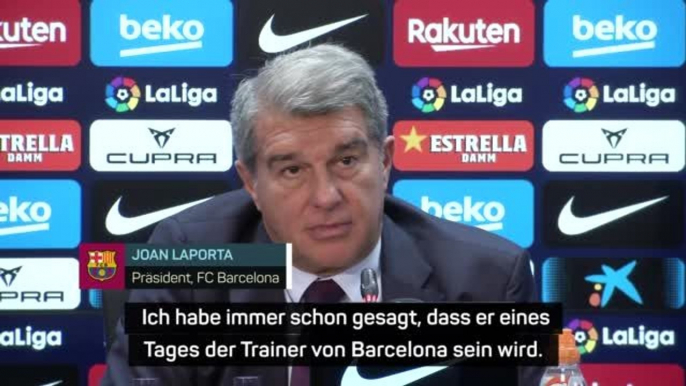 Laporta: "Xavi wird eines Tages Barça-Trainer"