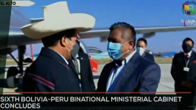 FTS 16:30 30-10: Bilateral meeting between the nations of Bolivia and Peru concludes
