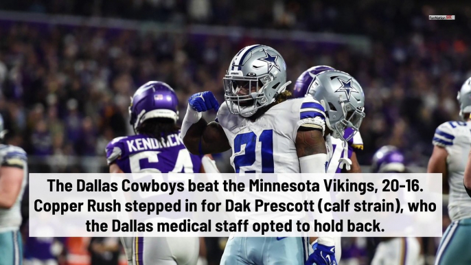 Cowboys Beat Vikings: Cooper Rush to Amari Cooper Seals Victory