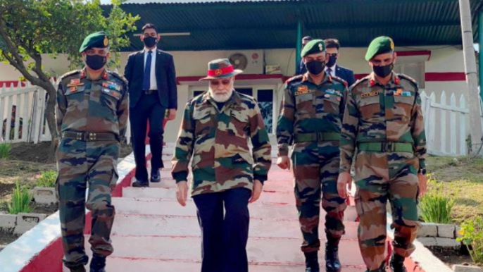 PM Modi's Diwali with soldiers in J&K's Nowshera