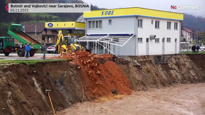 Evacuations, outages after flash floods in Bosnia