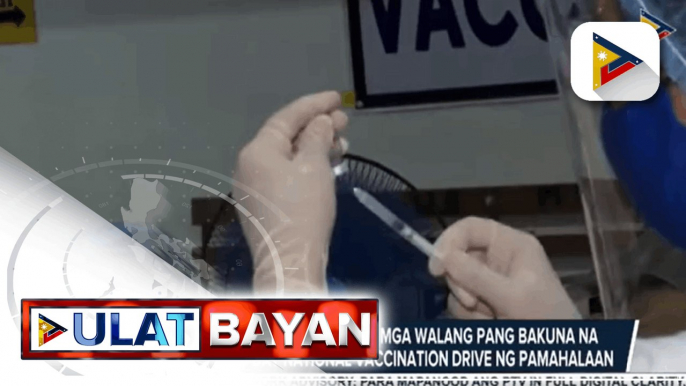 Pres. Duterte, hinikayat ang mga wala pang bakuna vs. COVID-19 na lumahok sa 3-day National Vaccination Drive ng pamahalaan; Pangulo, naniniwalang may karapatan ang mga employer na tanggihan ang aplikanteng walang bakuna