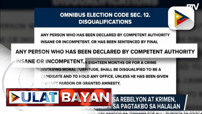 Dalawang klase ng petisyon vs. kandidato upang makansela ang COC, ipinaliwanag