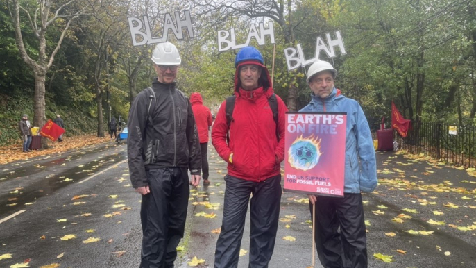 COP26: Climate change action march in Glasgow