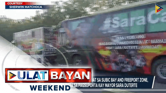 'SARA CARES BOAT', naglayag sa Subic bay at Freeport zone para magpahayag ng suporta kay Mayor Sara Duterte  -Motorcade ng mga taga-suporta ni BongBong Marcos, isinagawa sa Ilocos Sur at Samar  -VP Robredo, bumisita sa grupo ng mga kababaihan sa Negros Oc