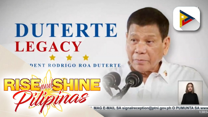 DUTERTE LEGACY | Inagurasyon sa ilang Build, Build, Build projects sa Siargao, pinangunahan ni Pres. Duterte