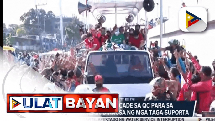 Malakihang motorcade sa QC para sa BBM-Sara uniteam, dinagsa ng mga taga-suporta - VP Robredo, nakiisa sa selebrasyon ng kapistahan sa Concepcion, Tarlac - Sen. Pacquiao, nanindigang ipagpapatuloy niya ang pamimigay ng tulong sa mga nangangailangan - Sen.