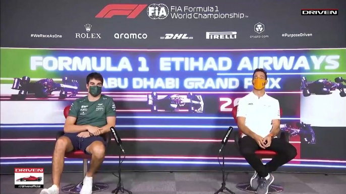 F1 2021 Abu Dhabi GP - Thursday (Drivers) Press Conference - Part 1