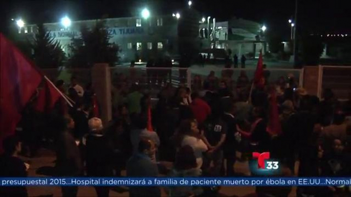 Continúan manifestaciones por normalistas desaparecidos