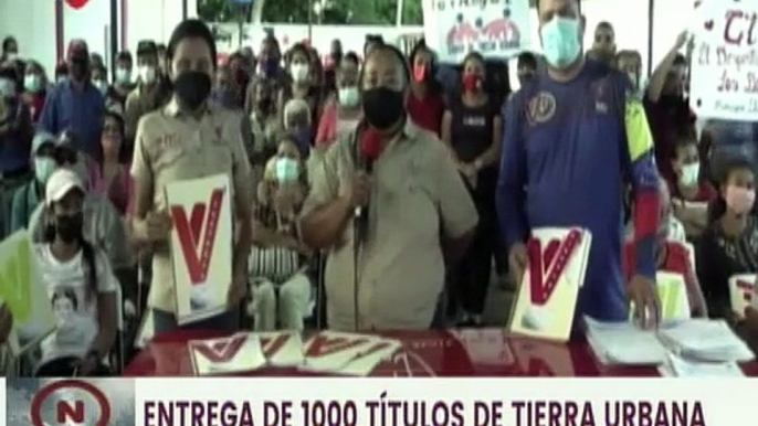 GMVV entregó 1000 títulos de tierra urbana en el Municipio Libertador del estado Monagas