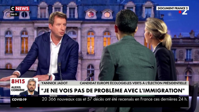 Yannick Jadot, candidat d'Europe Ecologie-Les Verts, affirme "ne pas voir de problème avec l immigration en France" et provoque de vives réactions