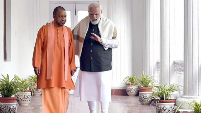 Dangal: Yogi posts pic with PM, political comments started