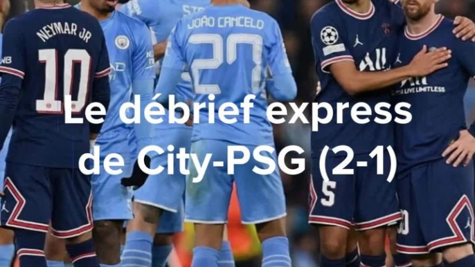 Ligue des champions: Le débrief express de Manchester City-PSG (2-1)