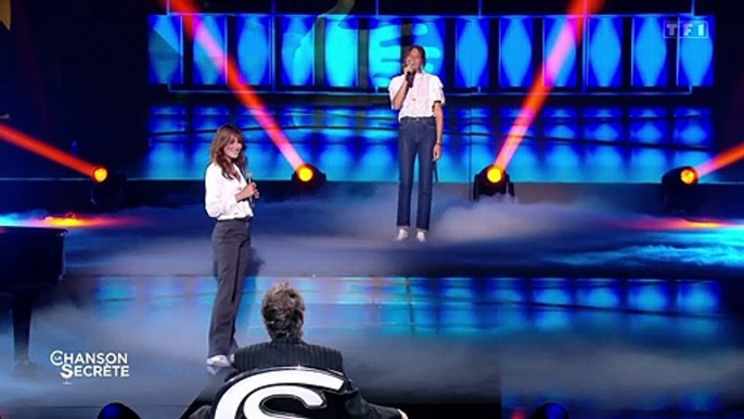 Exclusif - Julien Clerc et Vanille - Backstage - Enregistrement de l'émission "La Chanson secrète 9" à la Seine musicale à Paris, diffusée sur TF1  © Gaffiot-Moreau / Bestimage