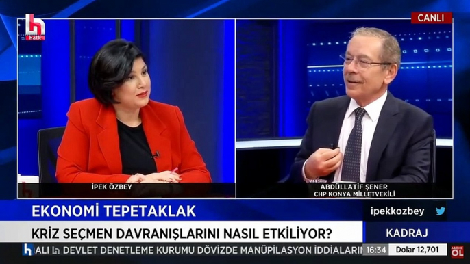 AKP kurucularından Abdüllatif Şener: Çocuklarının adını Recep, Tayyip ve Erdoğan koyan bir vatandaş, 'Elim kırılsın bir daha bu partiye oy verirsem' dedi