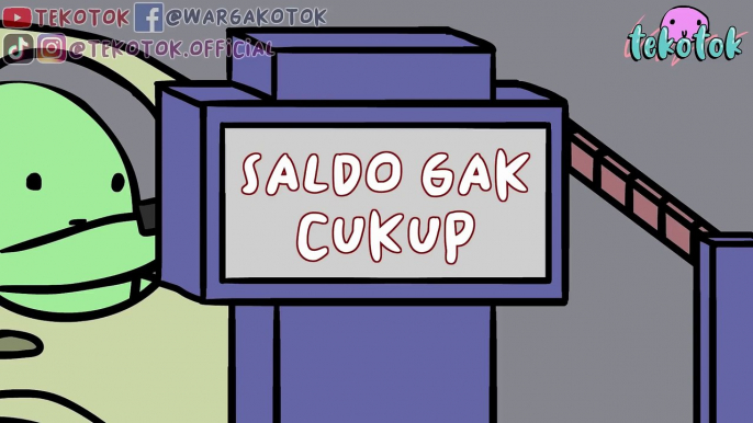 Tekotok Terbaru 2021 - Saldo E Tol Abis | Kartun Lucu - Animasi Lucu | Video Lucu Terbaru - Animasi Indonesia