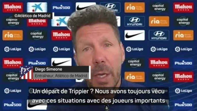 Transferts - Simeone : "Trippier à Necastle ? Ça dépendra de ce que veut le joueur"