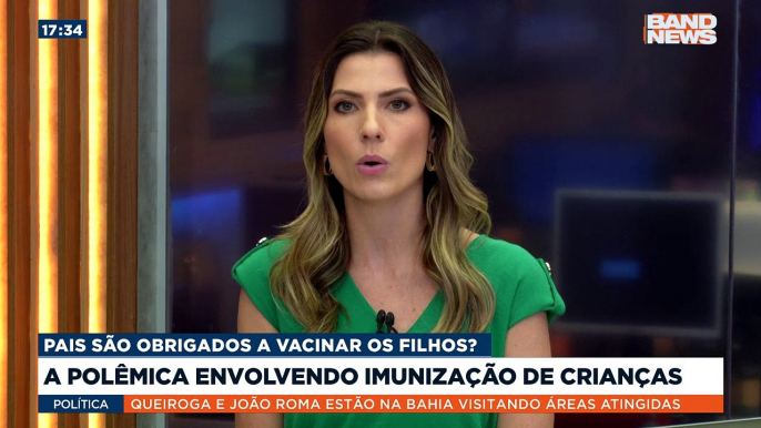 A declaração do presidente Jair Bolsonaro de que não vacinaria a filha mais nova, Laura, de 11 anos, mesmo após a aprovação da Anvisa no último 16 de dezembro.Saiba mais em youtube.com.br/bandjornalismo#BandNews20anos #Anvisa #Crianças