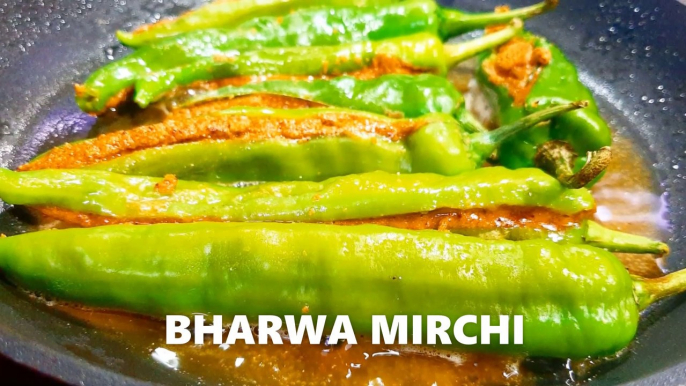 bharwa mirch recipe | besan bharwa hari mirch  Cook with Chef Amar