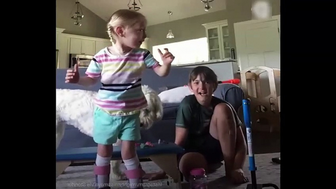 4-year-old Maya (AKA Mighty Miss Maya), who has cerebral palsy, takes first steps on her own