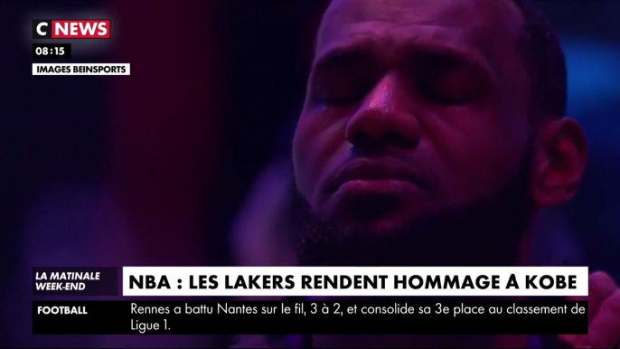 Décès de Kobe Bryant  : les Lakers et LeBron James lui rendent  hommage