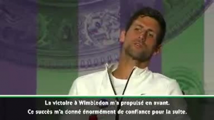 Wimbledon - Djokovic : "Même après avoir gagné 15 tournois du Grand Chelem..."