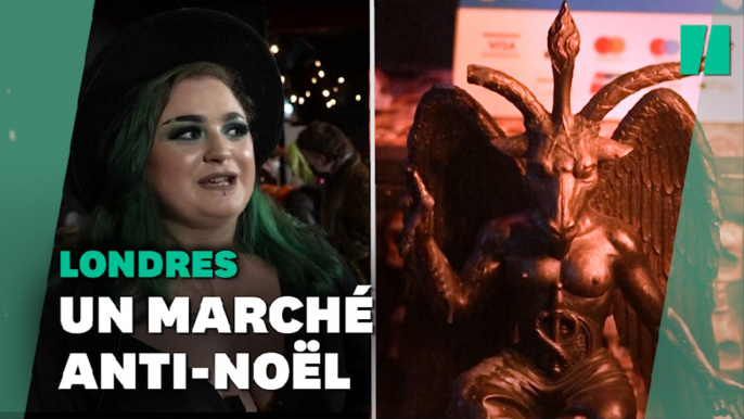 Dents humaines et griffes d'oiseaux... Ce marché "anti-Noël" réunit les satanistes de Londres